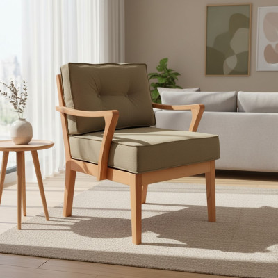 Designerski fotel tapicerowany, designerskie krzesła tekstylne do jadalni