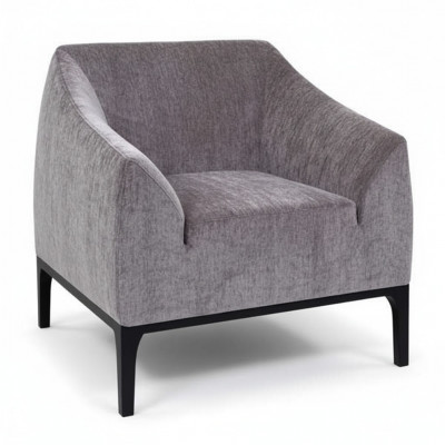 Szary Fotel do salonu Fotel tapicerowany jednoosobowy Modern RelaxFotel