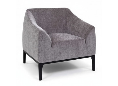 Szary Fotel do salonu Fotel tapicerowany jednoosobowy Modern RelaxFotel