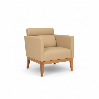 Beiger ClubFotel Relaks 1-miejsce siedzące Designer Fotel Living Room miejsce siedzące
