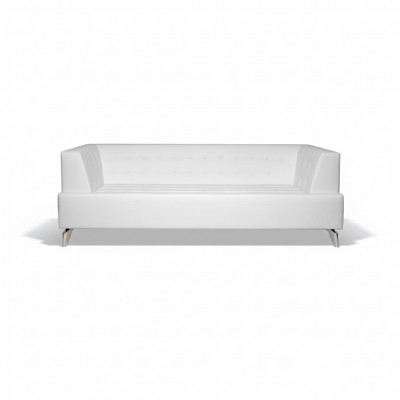 Biała dwuosobowa luksusowa sofa nowoczesna 2-miejsce siedzące klubowa sofa salonowa kanapa nowa