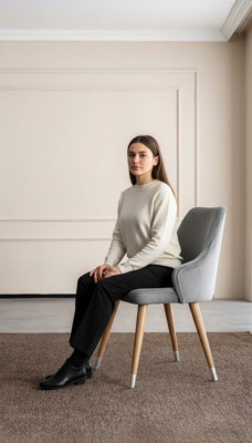 Krzesło Krzesła Luksusowy Design Fotel Drewno Podkładka New Modern jadalnia Meble Drewno