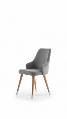 Krzesło Krzesła Luksusowy Design Fotel Drewno Podkładka New Modern jadalnia Meble Drewno
