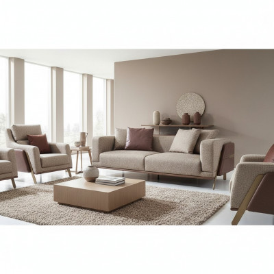 Luksusowa Sofa 4 miejsce do siedzenia Sofy Nowoczesne Sofy Tapicerowane Włókienniczy Designerska Kanapa Nowość