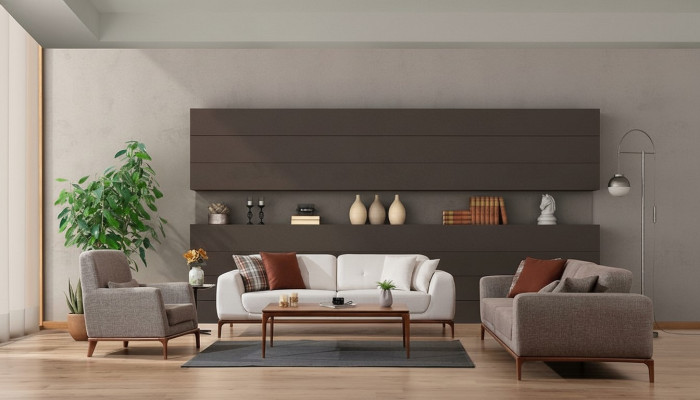 Zestaw sofowy Sofa Luxury 2x Sofy 3 miejsce do siedzenia 1 miejsce do siedzenia Modern Zestaw 3-częściowy Modern