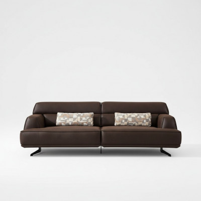 Sofa 3 miejsce do siedzenia Designerska Sofa Kanapa Podkładka Sofy Kanapy Materiał Skóra Nowy