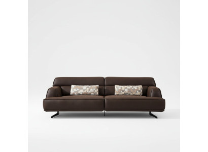Sofa 3 miejsce do siedzenia Designerska Sofa Kanapa Podkładka Sofy Kanapy Materiał Skóra Nowy