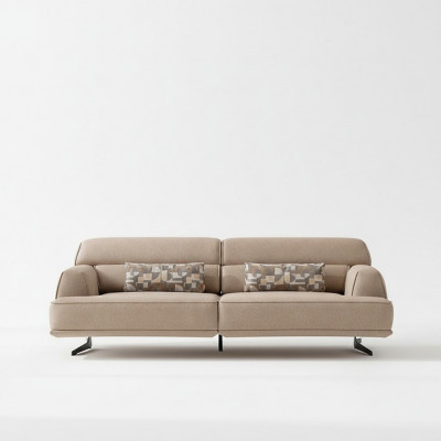 Sofa 3 miejsce do siedzenia Designerska Sofa Kanapa Sofy Kanapy Materiał Włókienniczy Nowa Podkładka
