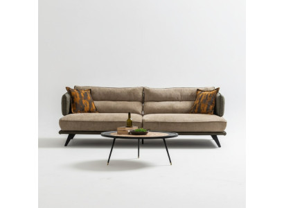 Luksusowy Zestaw sofowy Sofa 3 miejsce do siedzenia Fotel Materiał Nowoczesny Multikolor Nowoczesny Zestaw Nowość
