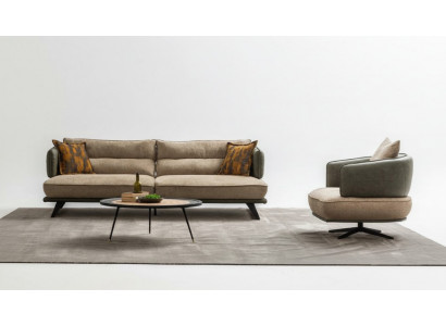 Luksusowy Zestaw sofowy Sofa 3 miejsce do siedzenia Fotel Materiał Nowoczesny Multikolor Nowoczesny Zestaw Nowość