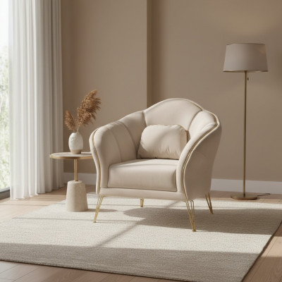 Nowoczesna Sofa Chesterfield Design Beżowa 2x Fotel Podkładka Kanapy Kanapy Nowa
