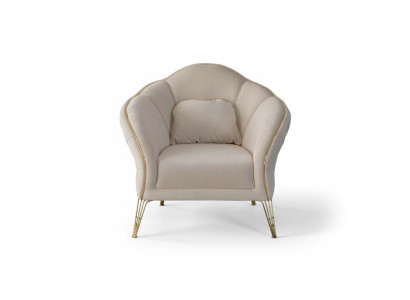 Nowoczesna Sofa Chesterfield Design Beżowa 2x Fotel Podkładka Kanapy Kanapy Nowa