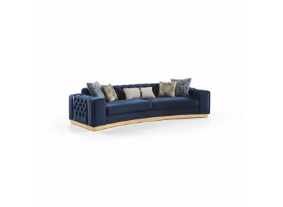 Sofa tapicerowana 4-miejsce do siedzenia Sofa Włókienniczy Siedziba luksusowy design sof nowoczesnych