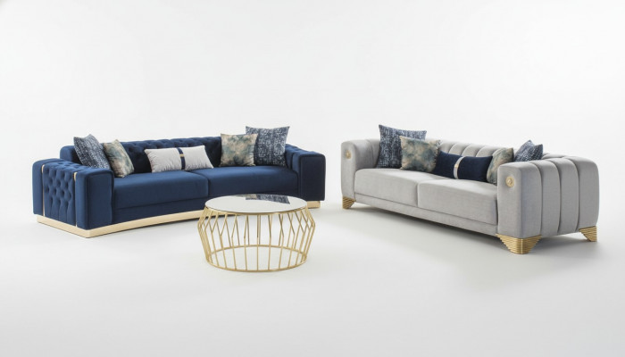 Zestaw sofowy 4 3 miejsce do siedzenia Design Couch Podkładka Sofy Modern Grupa Zestaw nowy