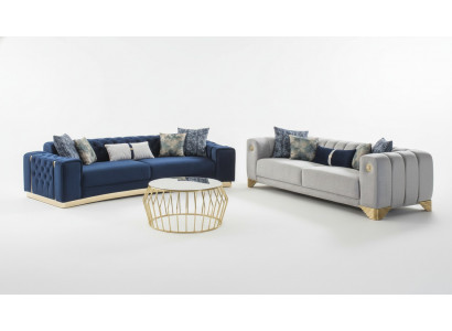 Zestaw sofowy 4 3 miejsce do siedzenia Design Couch Podkładka Sofy Modern Grupa Zestaw nowy