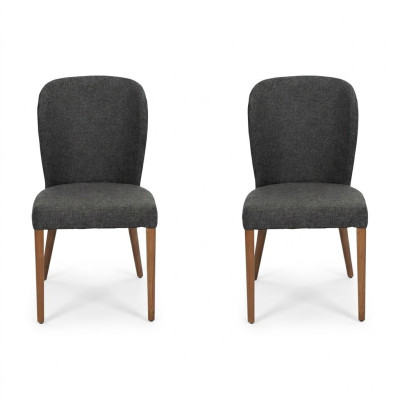 Modern Drewno 2x Krzesła Luksusowa Podkładka Design Krzesło Fotel Nowa Podkładka Fotel