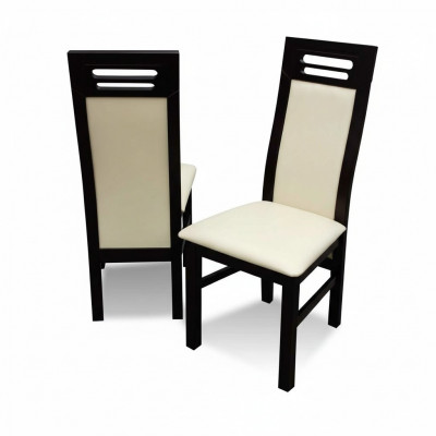 Krzesło bez podłokietników Krzesło do jadalni Drewno jadalnia Czarny Design Modern
