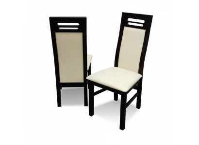 Krzesło bez podłokietników Krzesło do jadalni Drewno jadalnia Czarny Design Modern