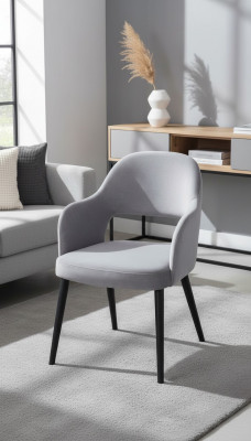 Design Krzesło Fotel Podkładka Krzesła Luksusowy Włókienniczy Fotel Jadalnia Nowy