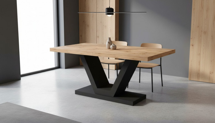 Stół obiadowy Tabela Luksusowa jadalnia salon Drewno Design stoły Nowy 160cm