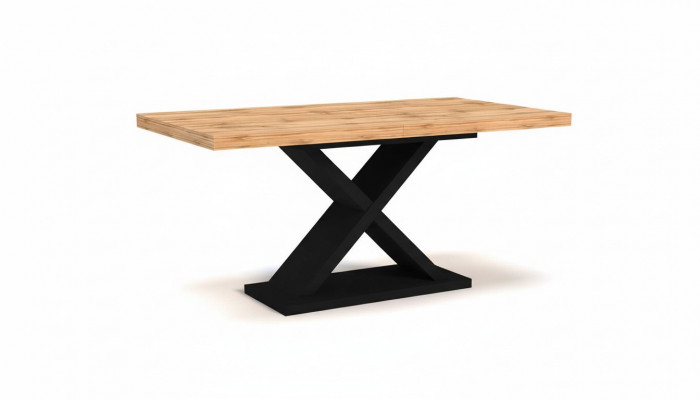 Stół obiadowy Tabela jadalnia Salon Brązowe Drewno Design Luksusowy Nowoczesny