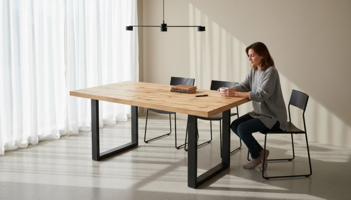 Stół obiadowy Tabela jadalnia Salon Meble Design Luksusowe Nowoczesne stoły