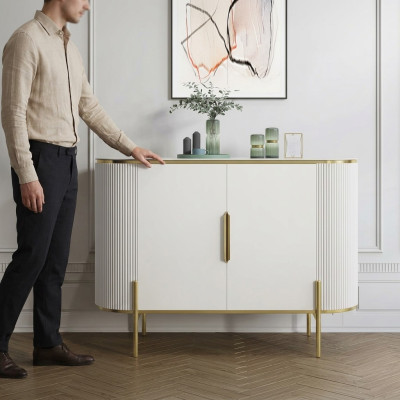 Designerski Kredens Kredens Szafa Nowoczesny Salon Komody Drewno Nowość
