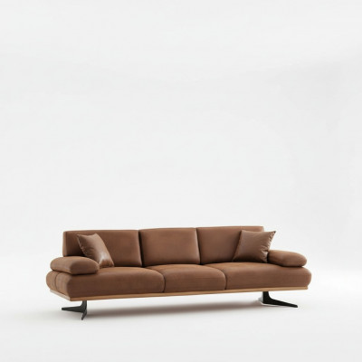 Sofa Czteroosobowa Kanapa Nowoczesny Design Materiał Luksusowa Sofa do Salonu Podkładka