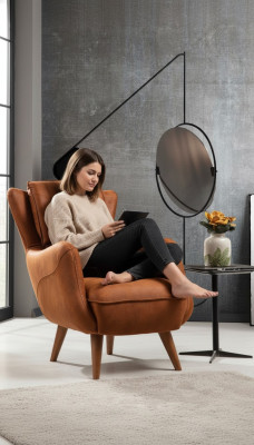 Fotel Design Couch Luxury Living Room Podkładka miejsce do siedzenia Nowoczesne Nowe Meble