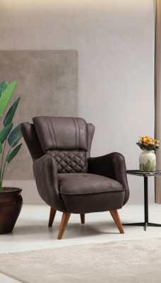 Luksusowe Meble do Salonu Fotel Tapicerowane Siedzisko Nowoczesny Design PolsterFotel