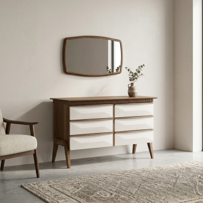 Modern Design Kredens z Lustro Sypialnia Luxury Szafa New Meble