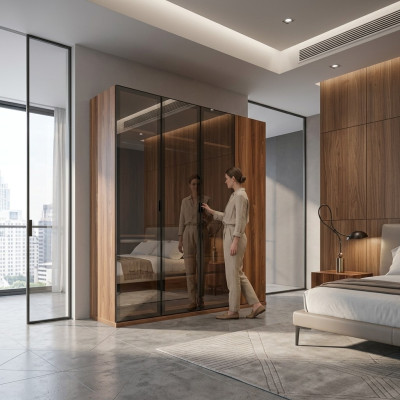 Nowoczesna Szafa Drewniana Szafa Sypialnia Luxury Meble Nowość