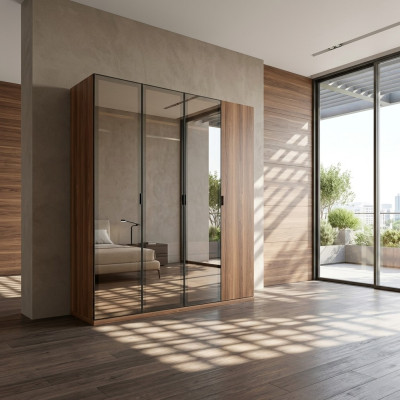 Nowoczesna Szafa Drewniana Szafa Sypialnia Luxury Meble Nowość