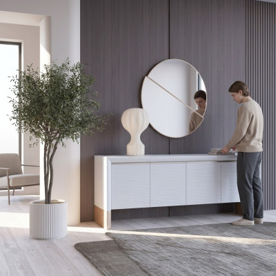 jadalnia Design Kredens Nowoczesna Drewniana Szafka Luksusowe Meble Nowe
