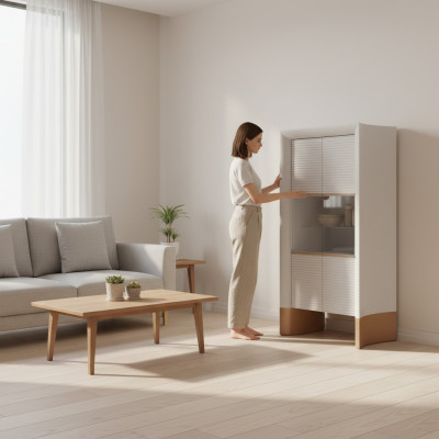 Luksusowe Meble Galota Design Szafka Drewniana jadalnia Witryny Szkło Nowe