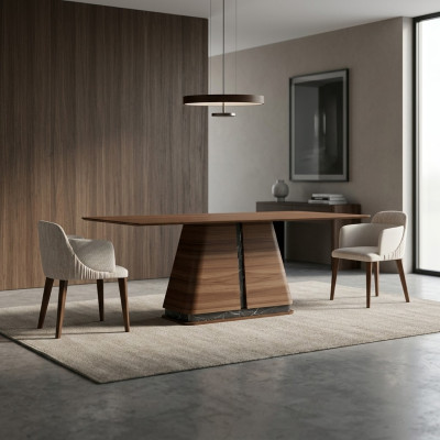 jadalnia Meble Luksusowy Stół obiadowy Nowoczesny Design Drewno Tabela Nowe umeblowanie