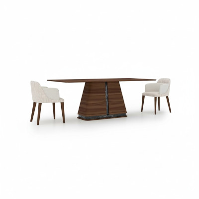 jadalnia Meble Luksusowy Stół obiadowy Nowoczesny Design Drewno Tabela Nowe umeblowanie