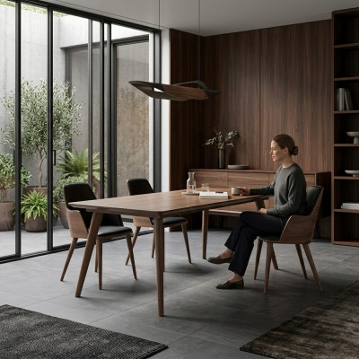 jadalnia Stół obiadowy Luksusowy Stół Kompletny Krzesła 4x Designerskie Umeblowanie Nowe