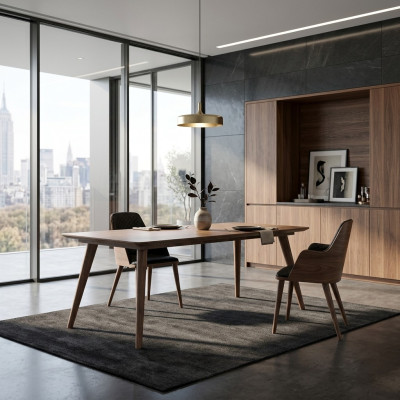 jadalnia Stół obiadowy Luksusowy Stół Kompletny Krzesła 4x Designerskie Umeblowanie Nowe