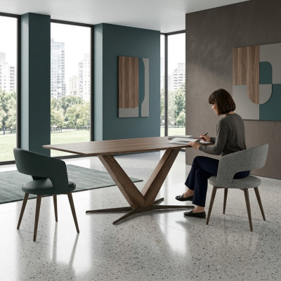 Kompletny zestaw jadalnia Stół obiadowy 4x Krzesła Design Luksusowe meble Tabela