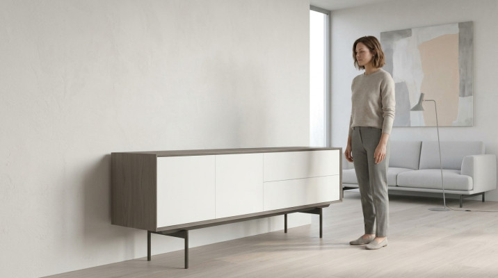 jadalnia Meble Kredens Nowoczesne Drewno Szafa Design Meble