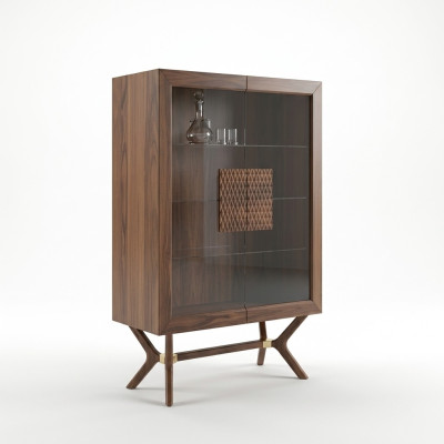 Nowoczesne meble jadalnia Gablota luksusowy design barierka nowe umeblowanie