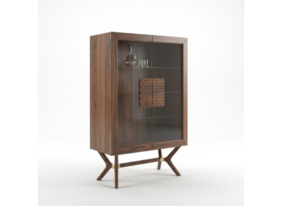 Nowoczesne meble jadalnia Gablota luksusowy design barierka nowe umeblowanie