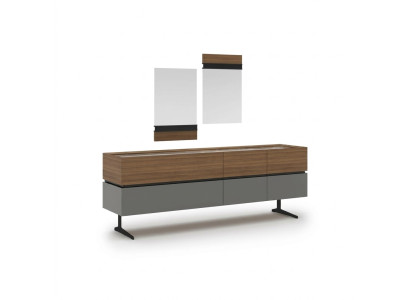 Luksusowy kredens do jadalni kompletny 2x Lustro Nowoczesny design mebli
