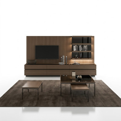 Meble Drewniane do Salonu Luksusowa Jednostka ścienna Nowoczesny Design Meble Nowe