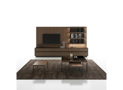 Meble Drewniane do Salonu Luksusowa Jednostka ścienna Nowoczesny Design Meble Nowe