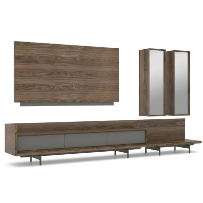Meble do salonu stojak TV kompletna szafka wisząca Rama szafka designerskie meble