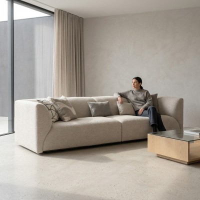 Salon Meble tapicerowane Sofa czteroosobowa kanapa nowoczesne designerskie nowe umeblowanie