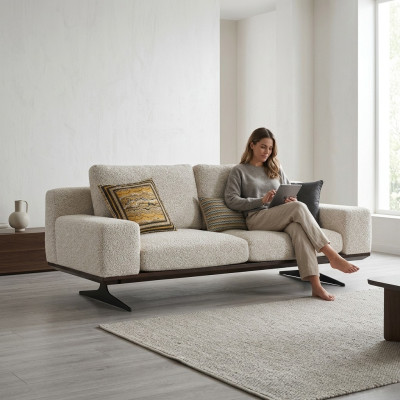 Meble do salonu sofa kanapa dwuosobowa nowoczesne luksusowe meble tapicerowane nowe