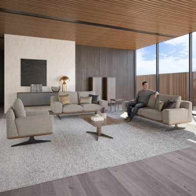 Zestaw sofowy Meble tapicerowane sofa do salonu 5-częściowy stolik kawowy Drewno Stolik Nowość